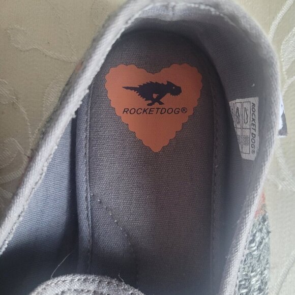 Rocket Dog Multi Colored Canvas Slip On Shoes Sz.9 - Picture 6 of 8